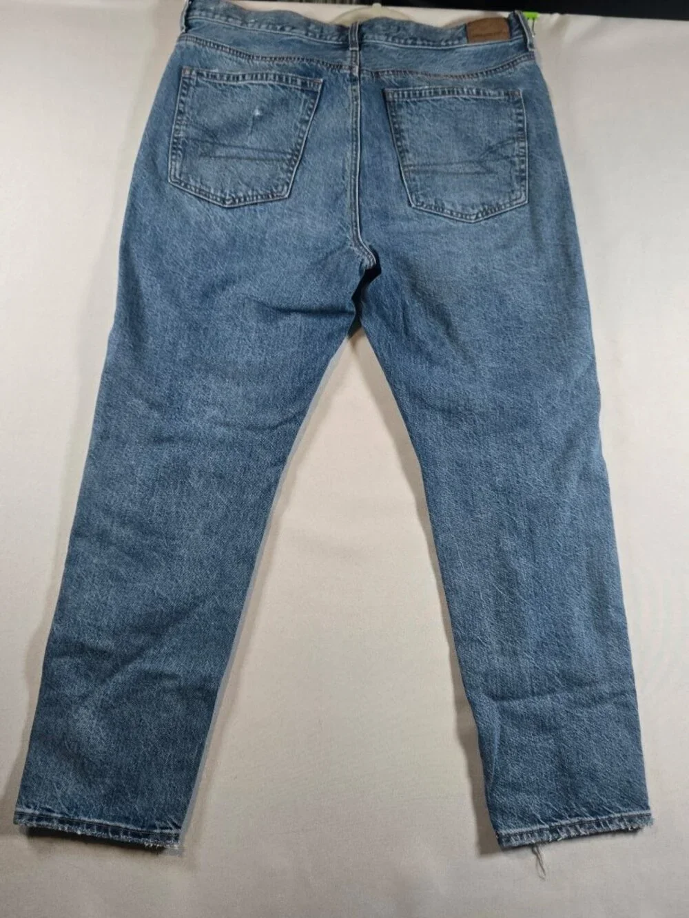 American Eagle Women’s 90s Slim Boyfriend Jeans Size 10 Regular Distressed Blue